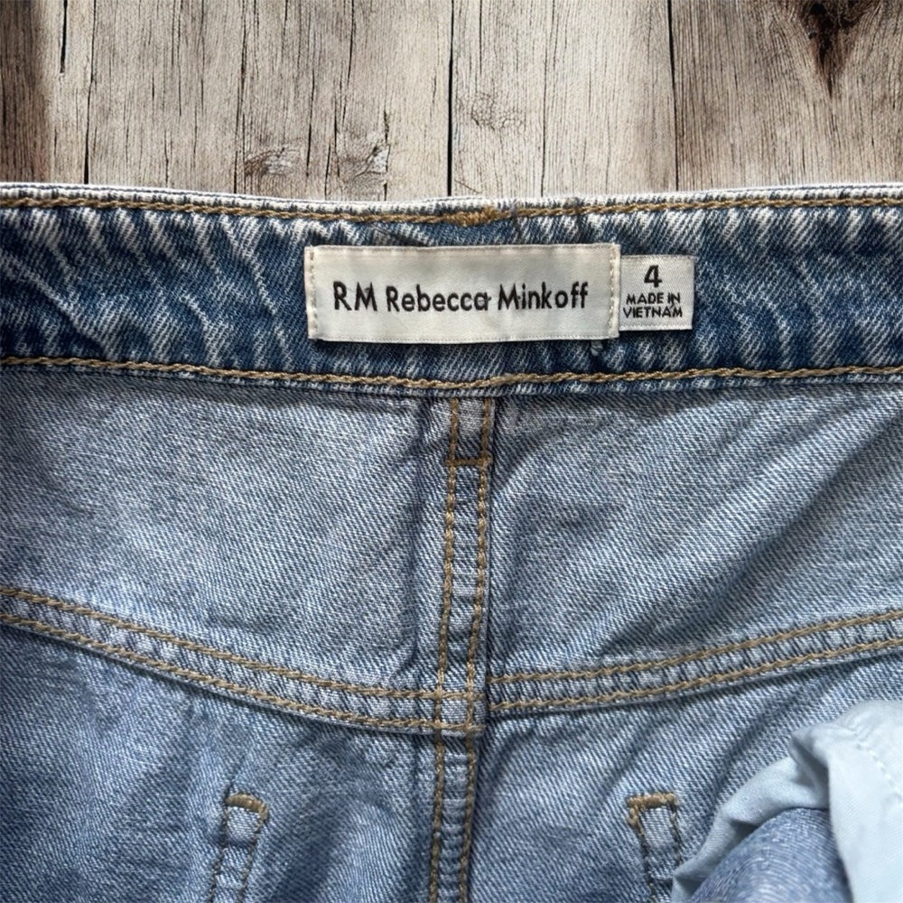 Rebecca Minkoff Side slit denim skirt Size 4 - Picture 3 of 4